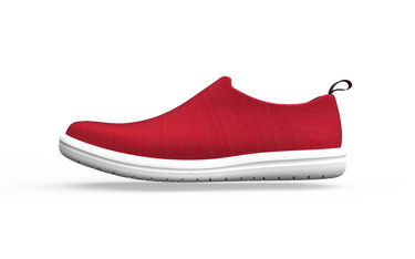 Red on White
